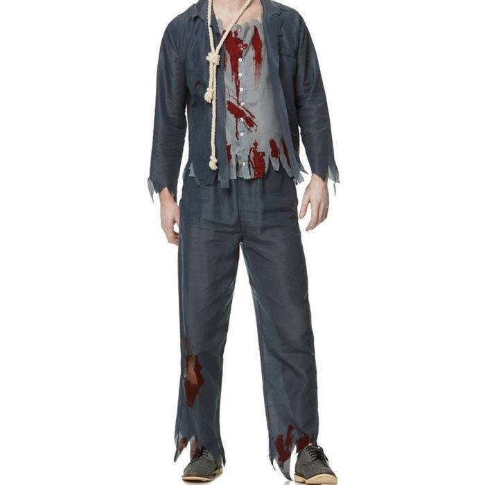Hangman Mens Blood Splattered Halloween Costume - Medium