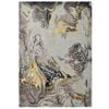 Designer Wool & Viscose Rug-Textures 6403-Silver Multi-110x160cm