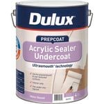 Dulux 10L Prepcoat Acrylic Sealer Undercoat White