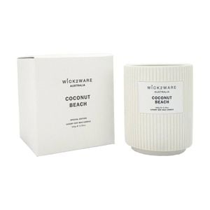 More Than Party Luxury Soy Wax Candle Home Fragrance Coconut Beach 350g