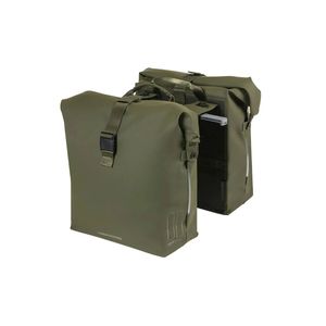Basil Soho Bicycle Double Bag Nordlicht Mik 41L Moss Green Green