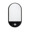Brilliant Lighting 10W Barnet Slimline Oval Bunker Security Sensor Light