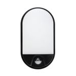 Brilliant Lighting 10W Barnet Slimline Oval Bunker Security Sensor Light