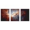 3pcs Dark Nebulae Hubble Space Telescope Print 100% Australian Made 3 x 40x60cm (Metal Print)
