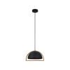 CLA Lighting SWING Dome Wood Frame Pendant Light - Black