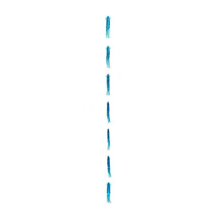 Sea Pro 7 Squid Daisy Chain Offshore Trolling Lure 37.5x23.5cm - Blue