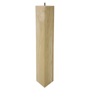 Adoored 95 x 95 x 720mm Raw Wood Square Furniture Leg