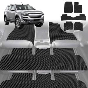 6D Diamond Car Floor Mats for Holden Trailblazer 2016-2020-Ultimate Set-Black-Outback GT