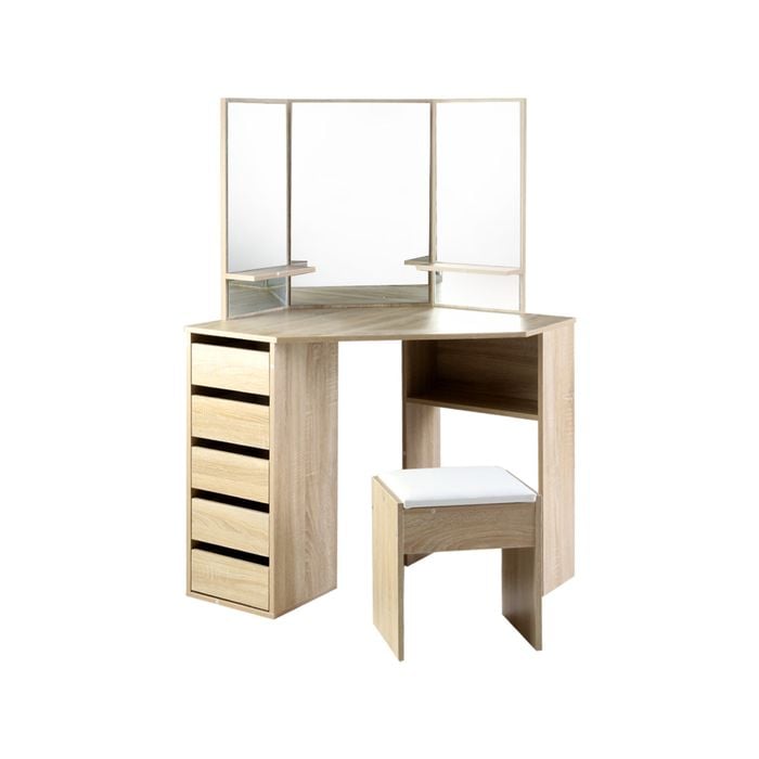 Artiss Dressing Table Mirror Oak