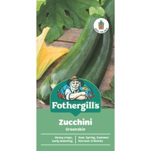 Fothergill's Greenskin Zucchini Vegetable Seeds
