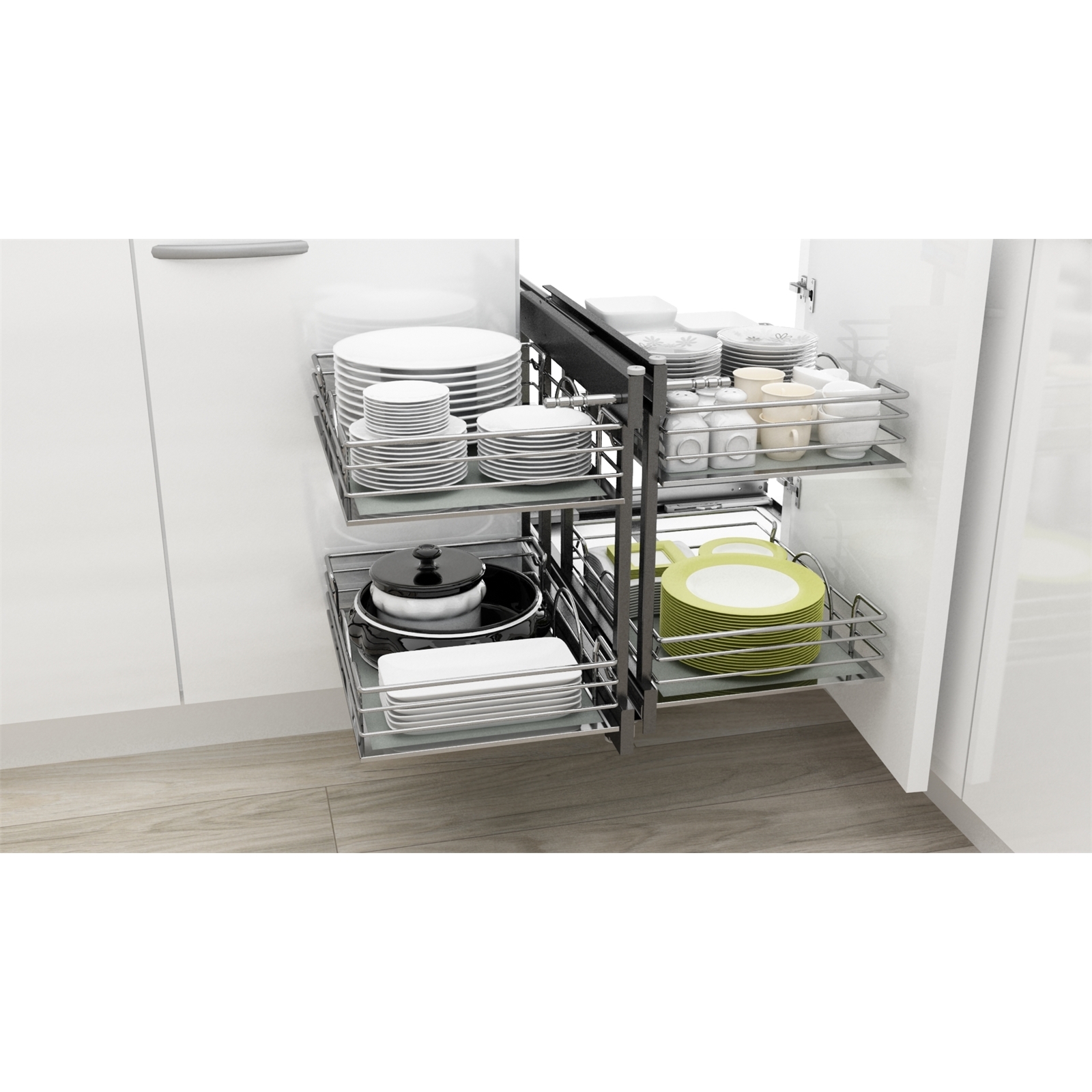 Rev A Shelf Blind Corner Organiser Bunnings Australia