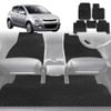 6D Diamond Car Floor Mats for Hyundai i20 2008-2015-Full Set-Black-Outback GT