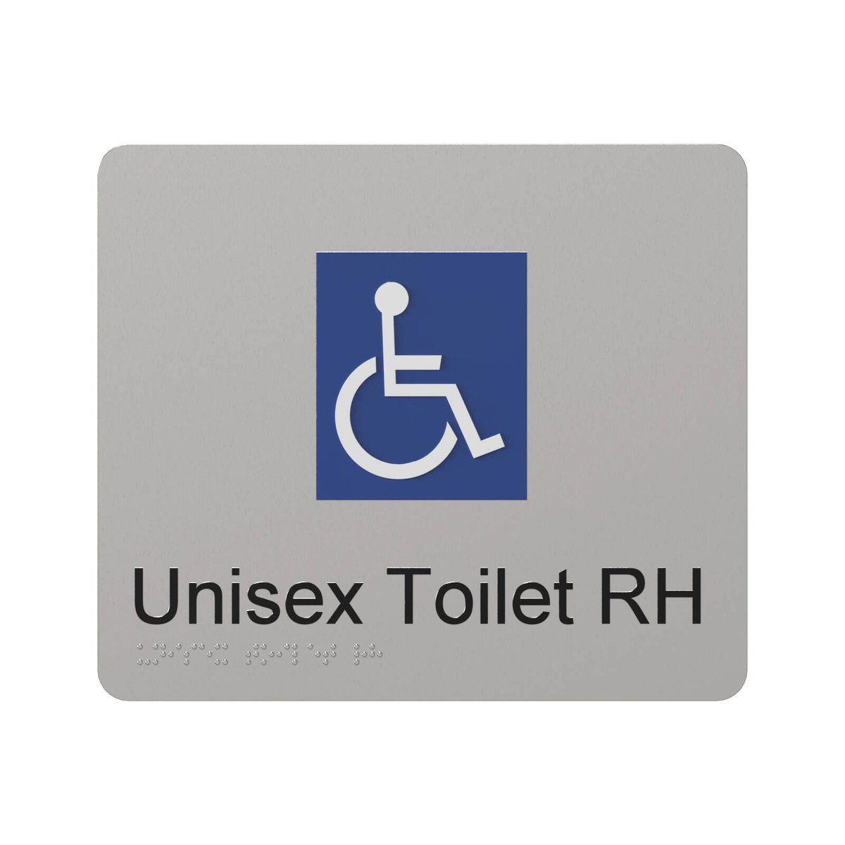 Bradley Unisex Toilet RH and Parent Room Braille Toilet Sign Bunnings