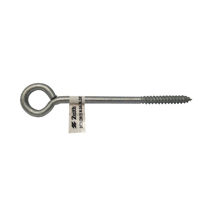 Zenith 115 x 8mm Galvanised Screw Eye
