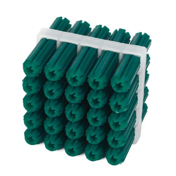 Ramset 7 x 35mm Green Wall Plugs - 25 Pack
