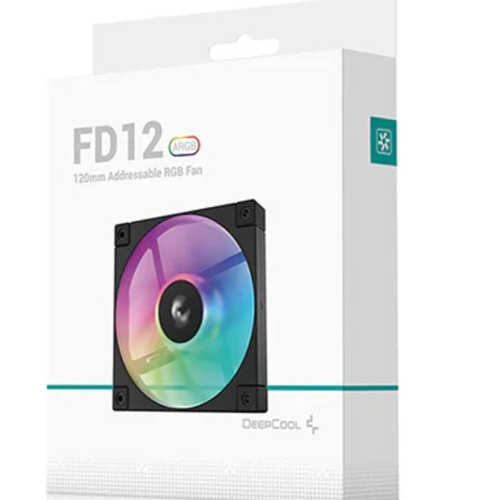 DeepCool FD12 ARGB 120mm Case Fans, PWM, Hydro Bearing, RGB LED
