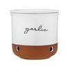 Ladelle Eco Terracotta Garlic Vault 10cm White