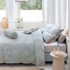 Pip Studio King Light Blue Origami Tree Light Blue Cotton Quilt Cover Set
