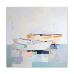 Artey | Maritime Tranquility II - Stretched Canvas - Stretched Canvas - 140 x 140cm