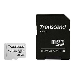 Transcend microSD Card SDXC 300S 128GB With Adapter [TS128GUSD300S-A]