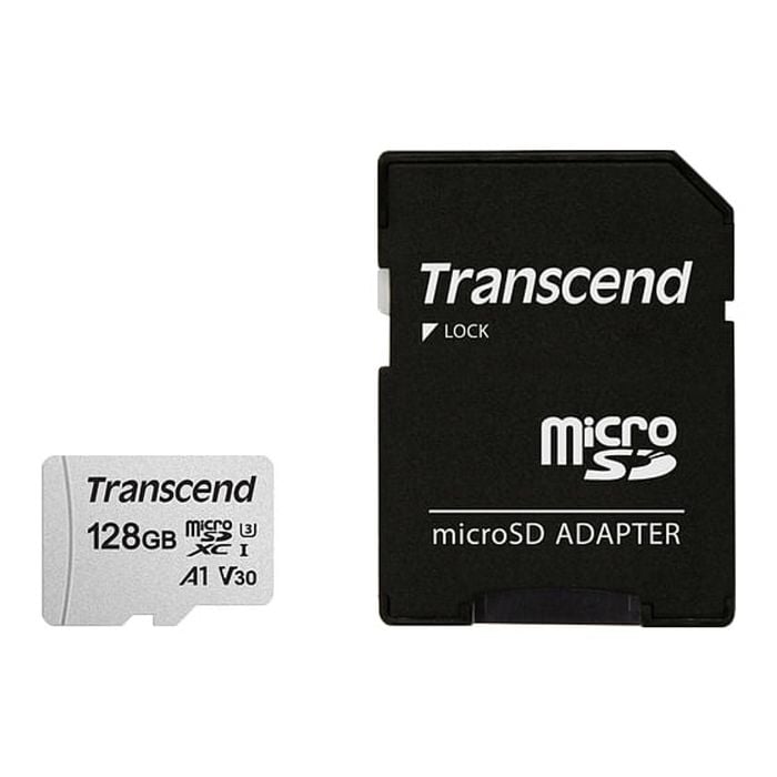 Transcend microSD Card SDXC 300S 128GB With Adapter [TS128GUSD300S-A]