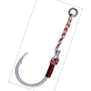 2 Pack of Size 11/0 VMC 7264SA Fishfighter Single Jig Assist Hooks