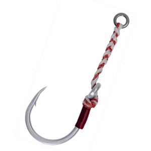 2 Pack of Size 11/0 VMC 7264SA Fishfighter Single Jig Assist Hooks