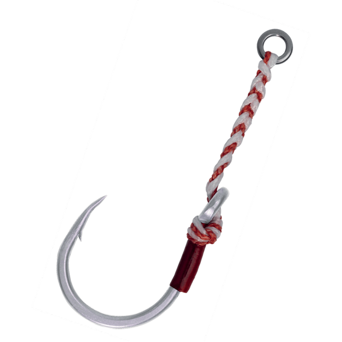 2 Pack of Size 11/0 VMC 7264SA Fishfighter Single Jig Assist Hooks