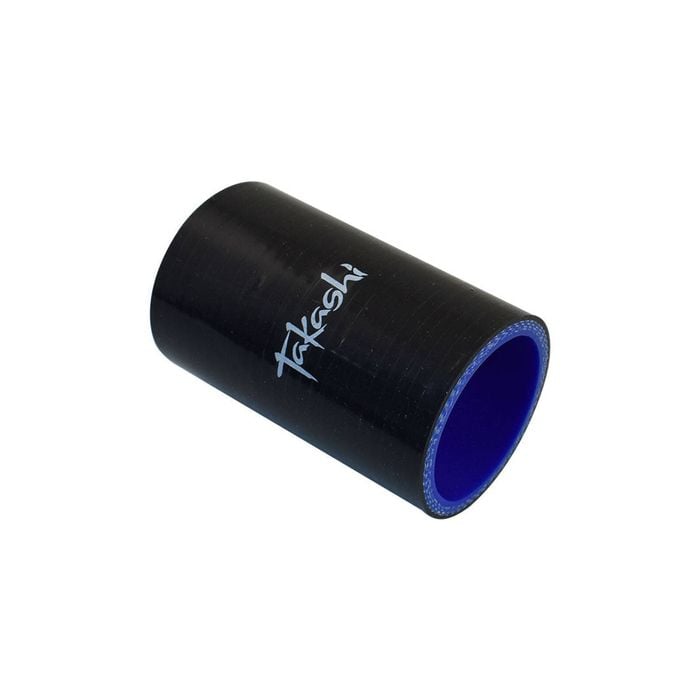 Takashi Black Straight Silicone Hose Joiner 1.5" (38mm)