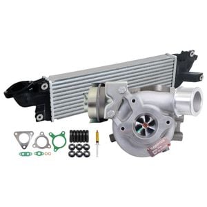 Upgrade Billet Turbo Charger With 50mm Intercooler For Mitsubishi Triton Mq 4n15 2.4l
