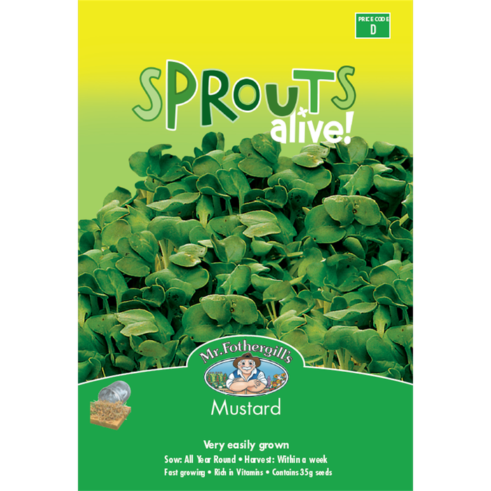 Mr Fothergills Sprouts Alive Mustard Seeds