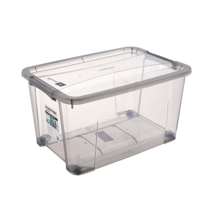 Ezy Storage 32L Grey Classic Storage Tub