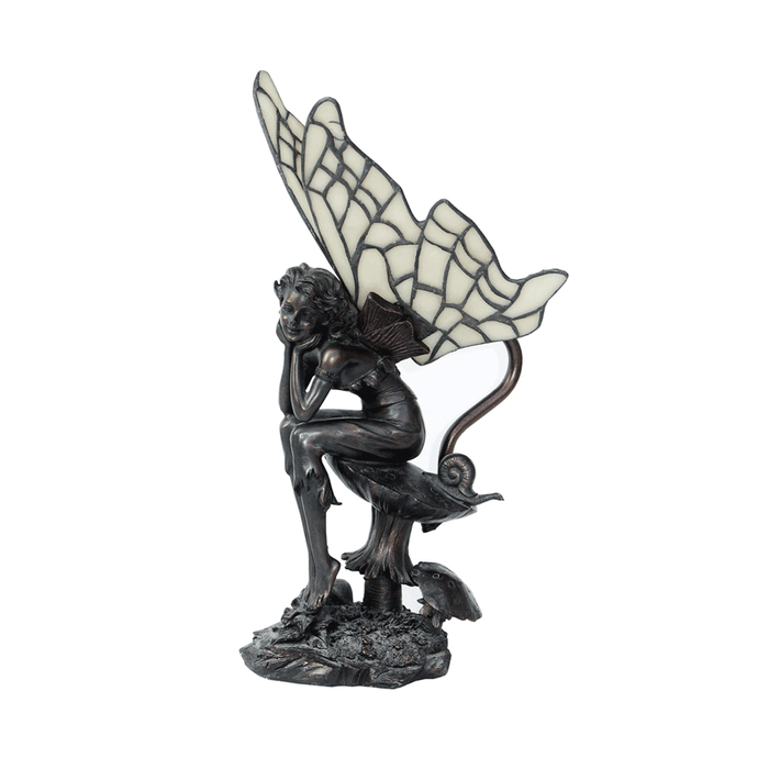 G&g Fairy On Mushroom Art Deco Table Lamp