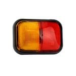 Sunrise LED JUMBO Side Marker 66 x 46mm M/Volt Red/Amber - LED6647