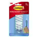 Command™ Large Clear Adhesive Wall Hook - 1 Pack