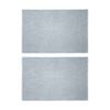 2PK Bambury Angove 950gsm Soft Absorbent Cotton Bath Mat 50x80cm Blue