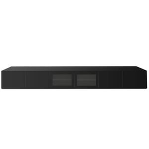 3.6m High Black Gloss Grandora TV Unit