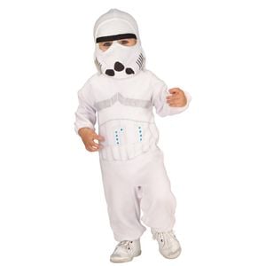 Star Wars Size Toddler Stormtrooper Jumpsuit Kids Cosplay Dress-up Party Costume