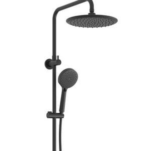 Greens Australia Scandi Twin Rail Shower Matte Black