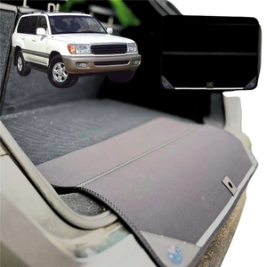 Rear Cargo Boot Bumper Protector for Toyota LandCruiser 100 1998 - 2007 - XL (98 x 55) - Black