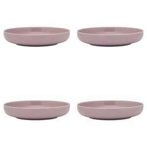 4PK Ecology Element Stoneware Dinner Bowl Tableware 22cm - Lilac