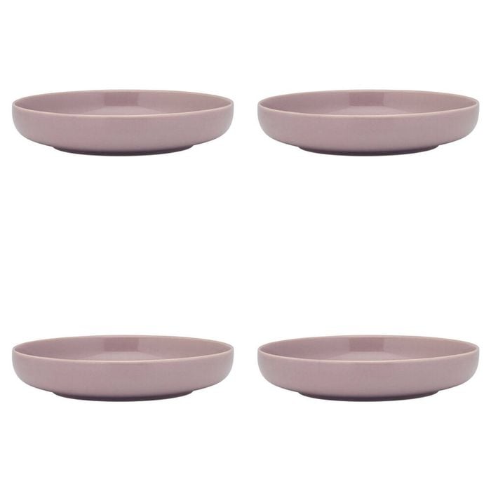 4PK Ecology Element Stoneware Dinner Bowl Tableware 22cm - Lilac