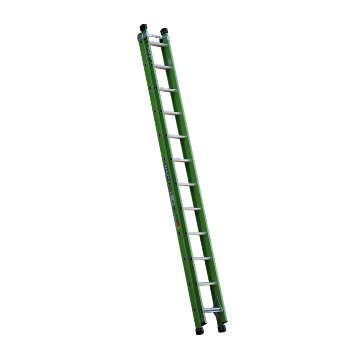 Bailey 3.8-6.6m 150kg Industrial Rated Pro 12 Rung Fibreglass Extension Ladder