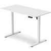 Fortia Sit To Stand Standing Desk 120x60cm, 72-118cm Height Adjustable, White
