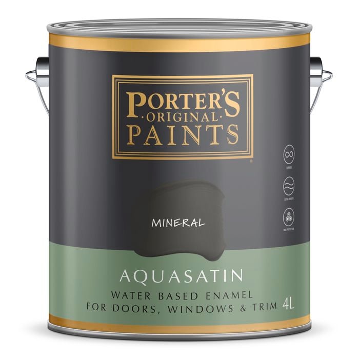 Porter's Paints 4L Mineral Aquasatin