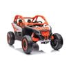 Can-am Licensed Electric Utv 24v Kids Ride On - Orange