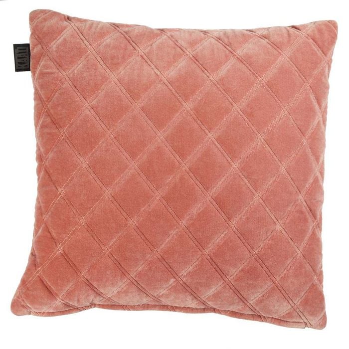 Bedding House 43cm x43 cm Pink Vercors Velvet Filled Cushion