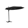 Coolaroo 3m Charcoal Round Mindil Cantilever Umbrella