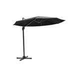Coolaroo 3m Charcoal Round Mindil Cantilever Umbrella