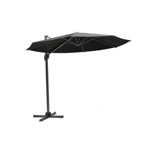 Coolaroo 3m Charcoal Round Mindil Cantilever Umbrella
